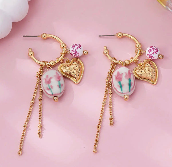 SPRING FLORAL EARRINGS