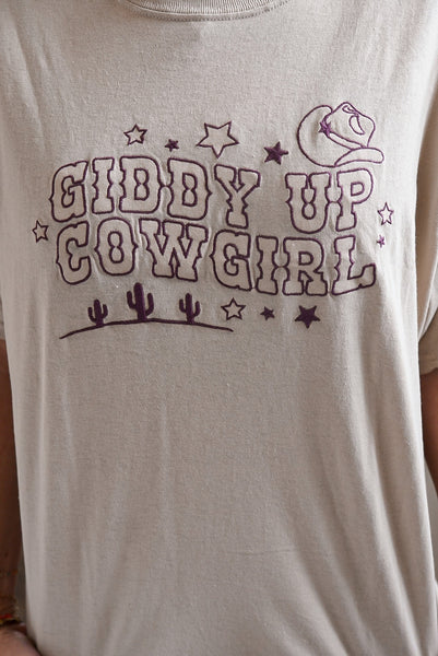GIDDY UP COWGIRL TEE