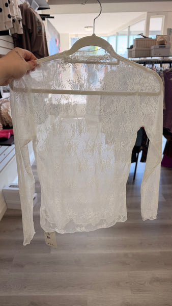 SHEER MESH LONGSLEEVE