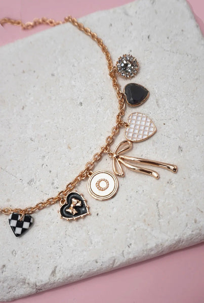 BOW CHARM NECKLACE
