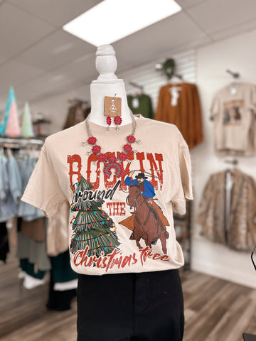 WESTERN CHRISTMAS TEE