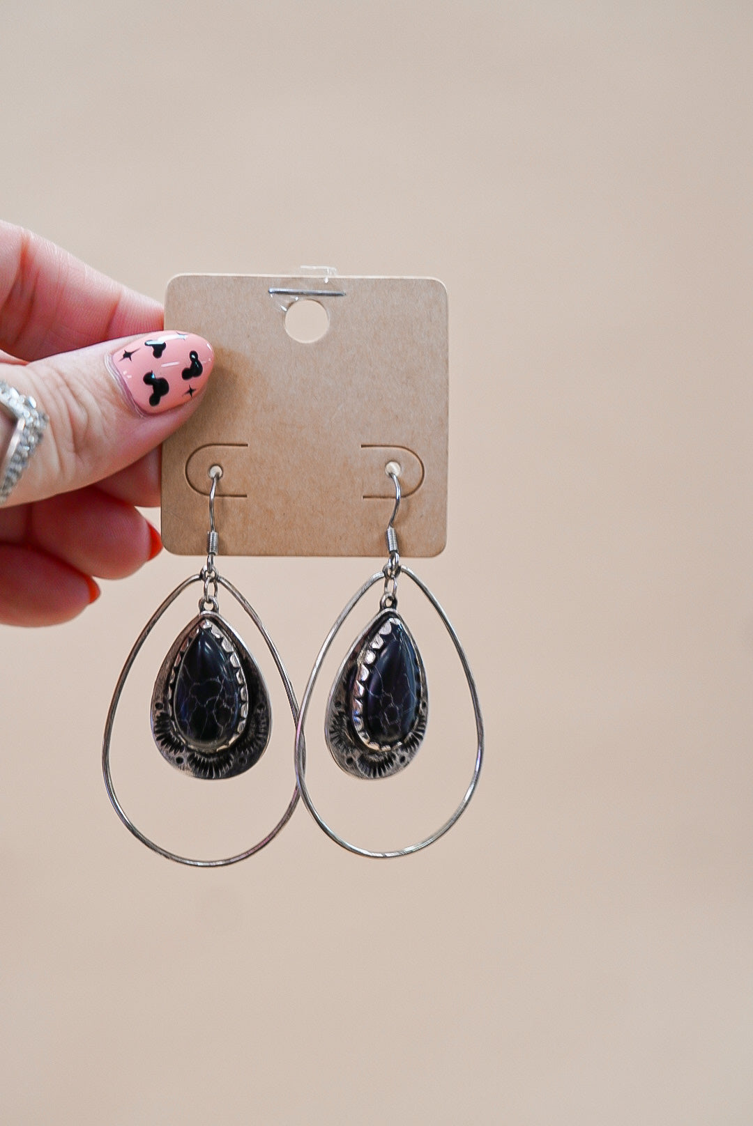 BLACK WESTERN DANGLES