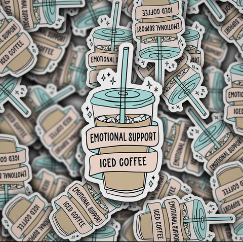 ICED COFFEE STICKER