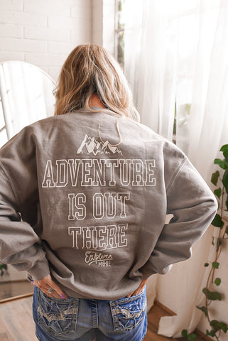 ADVENTURE IS OUT THERE CREWNECK