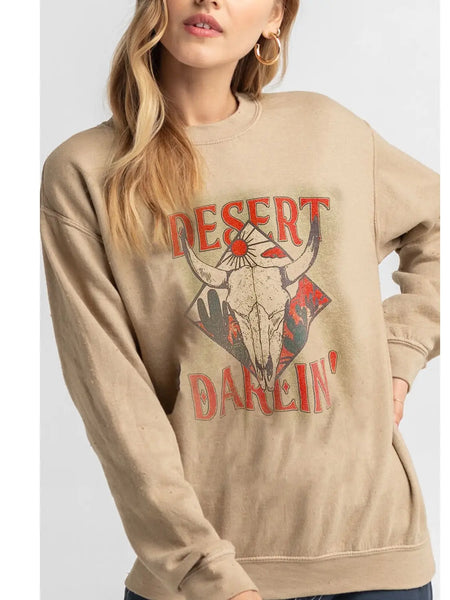 DESERT BULL CREWNECK
