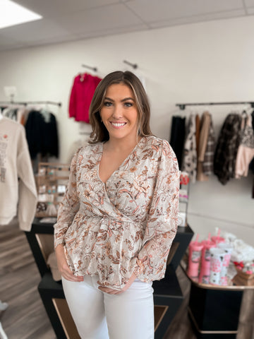 TAUPE BLOUSE