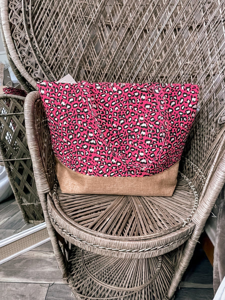 Leopard tote